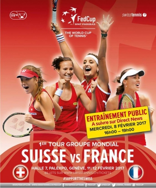 Direct News et MEDIACOM Consulting sur la FED CUP 2017